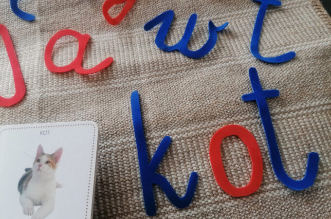 DIY ruchomy alfabet Montessori do wydruku